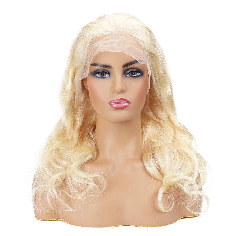 Top Virgin 613 Blonde 13x4 Body Wave Lace Front Transparent Wig 180 Density with Baby Hair