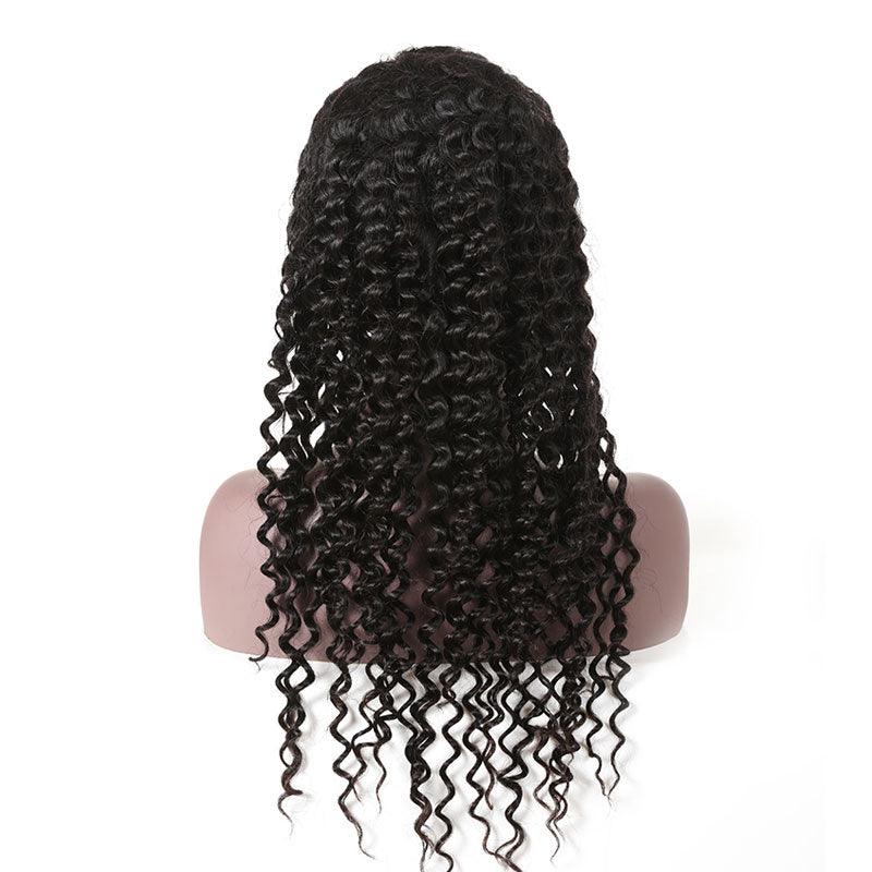 Top Virgin 13x6 Deep Wave Lace Front Wig 180 Density with Baby Hair