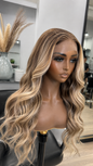 HONEY VANILLA | Money Piece Wave Wig