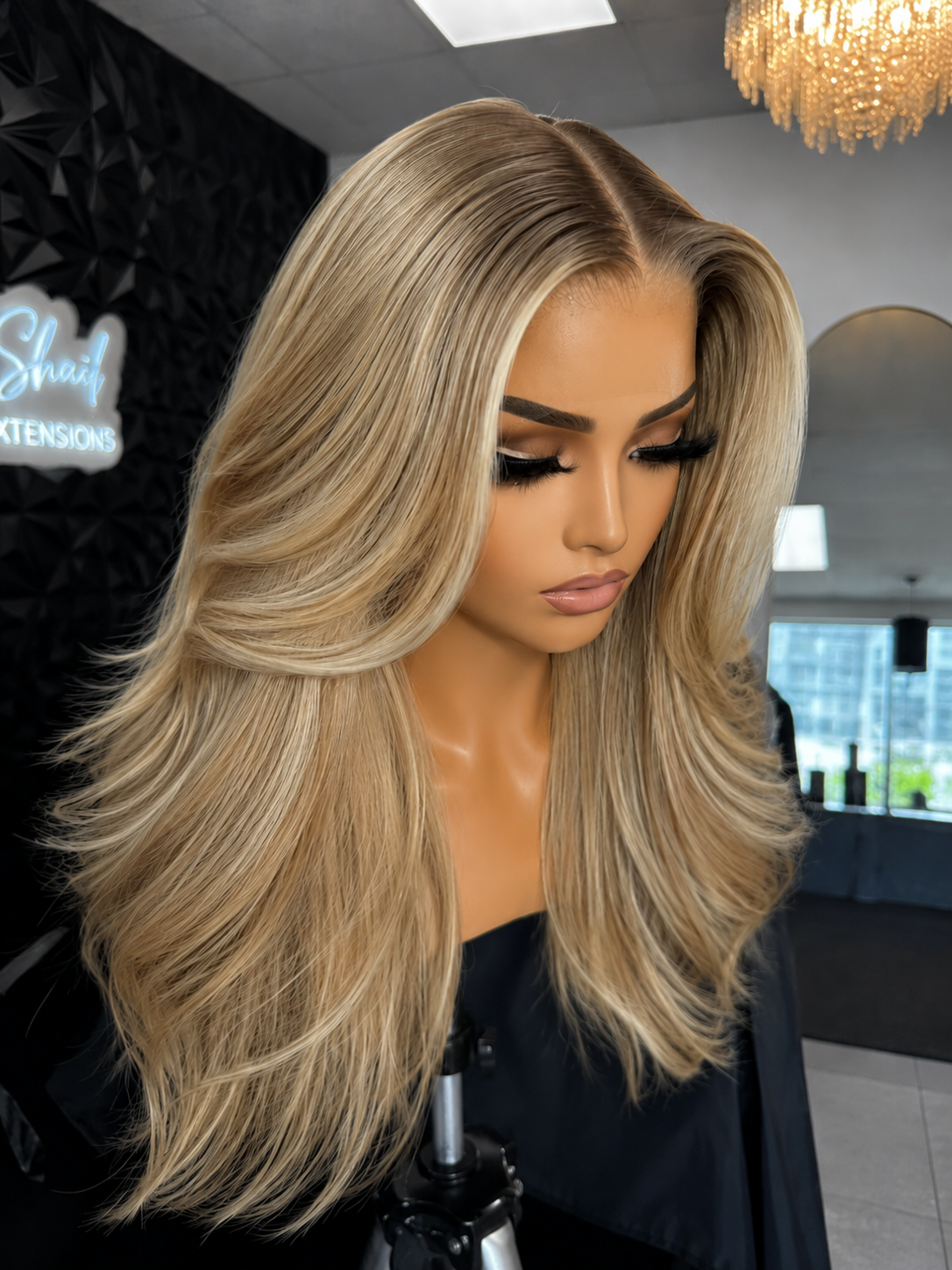 Luxury Soft Ivory Blonde Wig