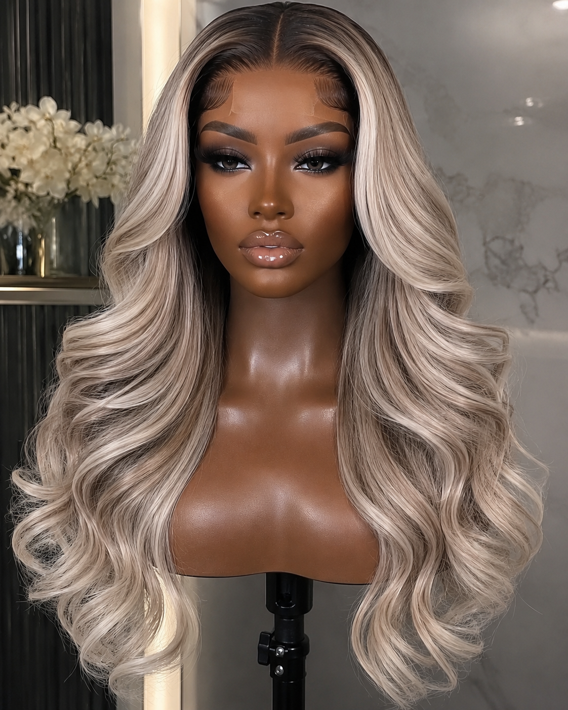 ICED MOCHA BLONDE | Luxury Body Wave Wig