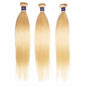 Tip-top Quality Raw Hair 613 Blonde Straight Hair Extensions 3 Bundles（never hair loss）