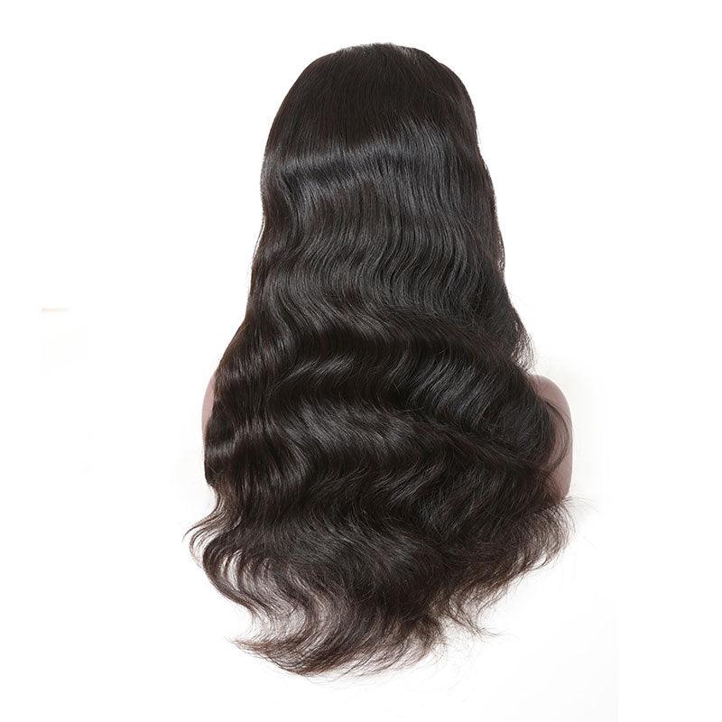 Top Virgin 13x4 Body Wave Lace Front Transparent  Wig 180 Density with Baby Hair