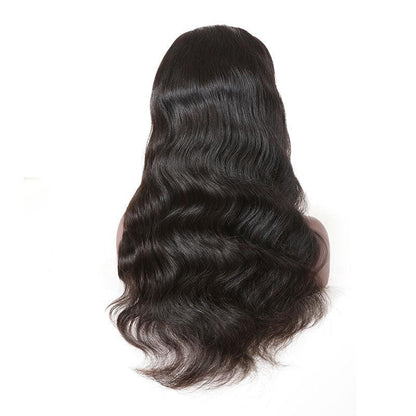 Top Virgin 13x4 Body Wave Lace Front Transparent  Wig 180 Density with Baby Hair