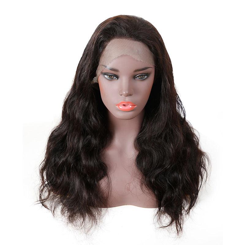 Top Virgin Body Wave Full Lace Wig 180 Density with Baby