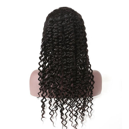 Top Virgin 13x6 Deep Wave Lace Front Wig 180 Density with Baby Hair